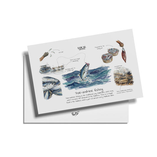 Local Living Postcards of Maldives